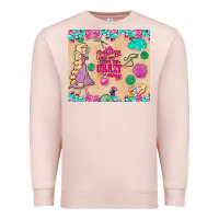 Pale Pink sewing crafting each day keeps the crazy away Premium Sweatshirt - TumblerDesignByShophia