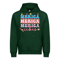 Forest Green Merica vibes Urban Hoodie - FaDigitalArtStudio