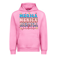 Fuchsia Pink Merica vibes Urban Hoodie - FaDigitalArtStudio