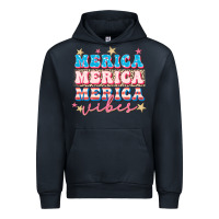 Navy Merica vibes Urban Hoodie - FaDigitalArtStudio