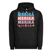 Pigment Black Merica vibes Urban Hoodie - FaDigitalArtStudio