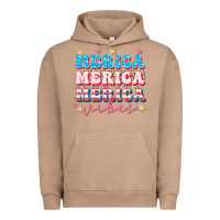Pigment Burro Merica vibes Urban Hoodie - FaDigitalArtStudio