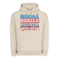 Pigment French Oak Merica vibes Urban Hoodie - FaDigitalArtStudio