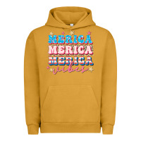 Pigment Peanut Butter Merica vibes Urban Hoodie - FaDigitalArtStudio