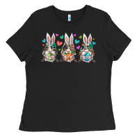 Black western bunny gnome Ladies Tee - RacoonDesign