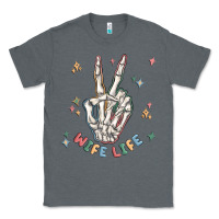 Charcoal Heather wife life Classic Tee - MaliasSmallBusiness