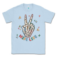 Dusty Blue wife life Classic Tee - MaliasSmallBusiness