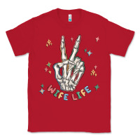 Red wife life Classic Tee - MaliasSmallBusiness