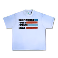 Grape Ice indepence power freedom brave Urban Heavy Tee - MaliasSmallBusiness