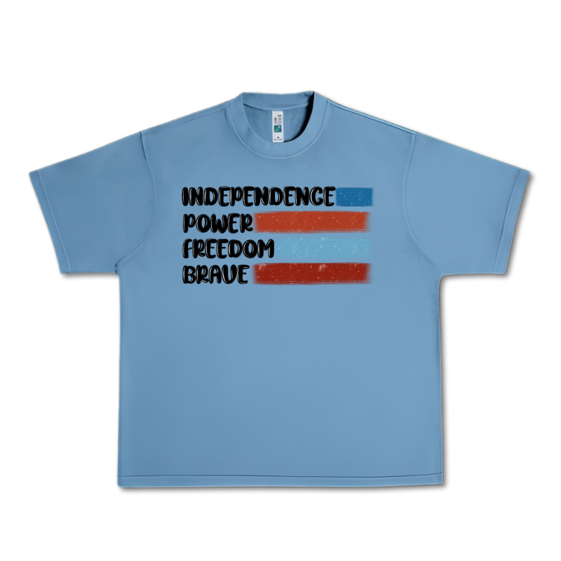 Indepence Power Freedom Brave Urban Heavy Tee by MaliasSmallBusiness | Teevron