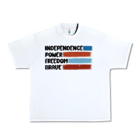 White indepence power freedom brave Urban Heavy Tee - MaliasSmallBusiness