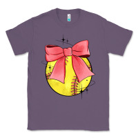 Lavender coquette softball bow Classic Tee - JahusDesignShop