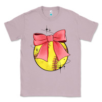 Lilac coquette softball bow Classic Tee - JahusDesignShop