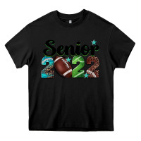 Black football senior 2022 Heavy Core Tee - BarkalooDesign