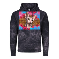 Cloud Black Western Sphynx Cat Vintage Hoodie - LillyAllenDesigns
