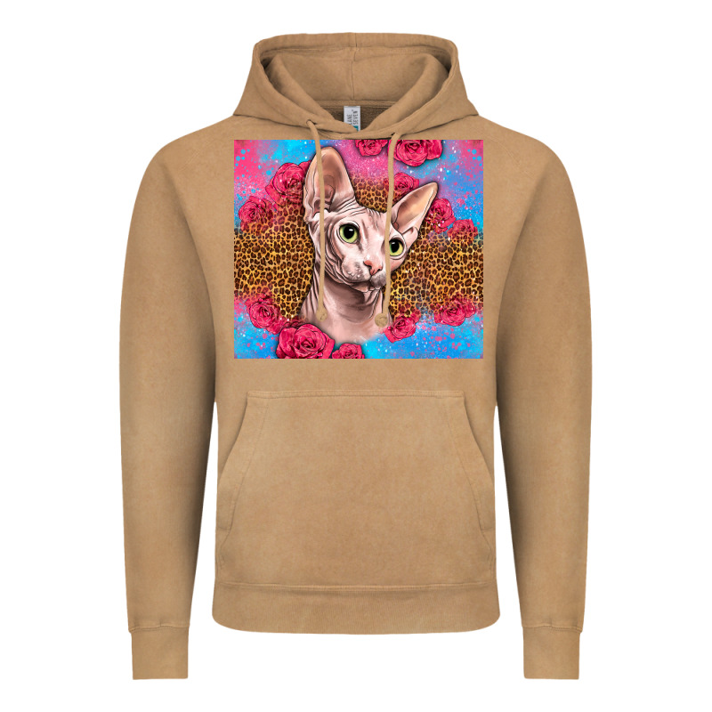 Western Sphynx Cat Vintage Hoodie by LillyAllenDesigns | Teevron