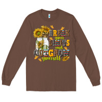 Chestnut break your limits and outgrow yourself Long Sleeve Tee - NancyCooperArtShop