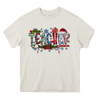 Cream teacher christmas Heavy Core Tee - RacoonDesign