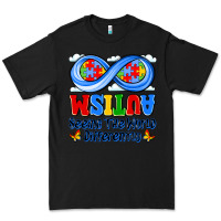 Black autism infinity seeing the world differently Premium Tee - JahusDesignShop