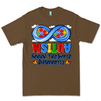 Cacao autism infinity seeing the world differently Premium Tee - JahusDesignShop