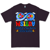 Plum autism infinity seeing the world differently Premium Tee - JahusDesignShop