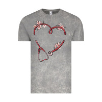 Cloud Rock custom heart stethoscope Vintage Tee - MaliasSmallBusiness