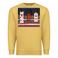 Antique Gold America back the red Premium Sweatshirt - TumblerDesignByShophia