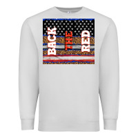 Dove Grey America back the red Premium Sweatshirt - TumblerDesignByShophia