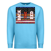 Ocean Blue America back the red Premium Sweatshirt - TumblerDesignByShophia
