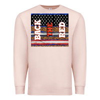 Pale Pink America back the red Premium Sweatshirt - TumblerDesignByShophia