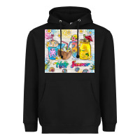 Black hello summer coffee cups Heavyweight Hoodie - TumblerDesignByShophia
