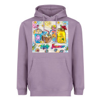 Lavender hello summer coffee cups Heavyweight Hoodie - TumblerDesignByShophia