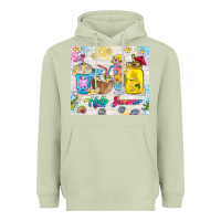 Matcha hello summer coffee cups Heavyweight Hoodie - TumblerDesignByShophia