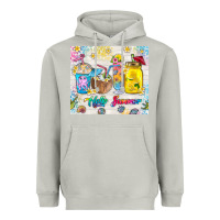 Moon Dust hello summer coffee cups Heavyweight Hoodie - TumblerDesignByShophia