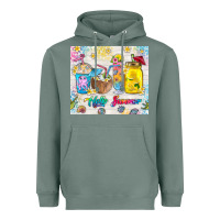 Sage hello summer coffee cups Heavyweight Hoodie - TumblerDesignByShophia