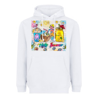 White hello summer coffee cups Heavyweight Hoodie - TumblerDesignByShophia