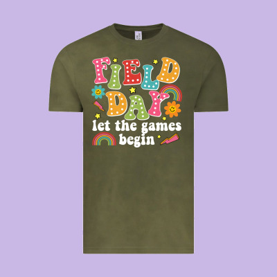 Field Day Let The Games Begin Vintage Tee Designed By Jahusdesignshop