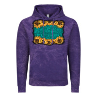 Cloud Purple sunflower background Vintage Hoodie - BarkalooDesign