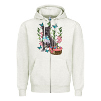 Easter Pitbull Zipper Hoodie | Teevron