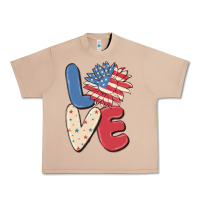 Burro love 4th of july Urban Heavy Tee - MaliasSmallBusiness