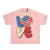 Salmon love 4th of july Urban Heavy Tee - MaliasSmallBusiness