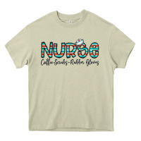 Mossy coffee scrubs and rubber gloves Heavy Core Tee - CowhideDigitalArt