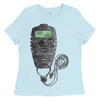 Baby Blue baseball counter and stopwatch fa element Ladies Tee - FaDigitalArtStudio