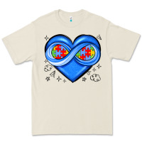 Bone infinity heart autism awareness Premium Tee - JahusDesignShop