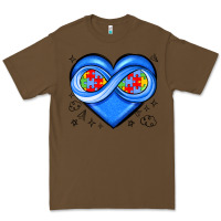 Cacao infinity heart autism awareness Premium Tee - JahusDesignShop