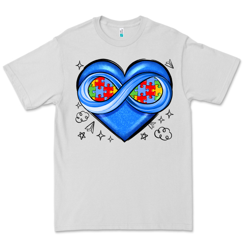 Infinity Heart Autism Awareness Premium Tee by JahusDesignShop | Teevron