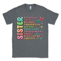 Charcoal Heather sister beautiful loyal reliable Classic Tee - MaliasSmallBusiness