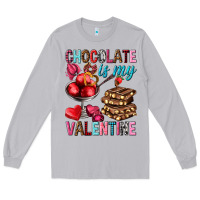 Moon Dust chocolate is my valentine Long Sleeve Tee - NancyCooperArtShop