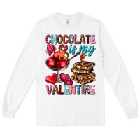 White chocolate is my valentine Long Sleeve Tee - NancyCooperArtShop