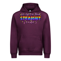 Mauve Wine Let's get one thing straight i'm not Urban Hoodie - FaDigitalArtStudio